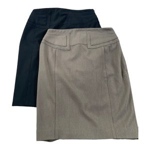 TWO EXPRESS SKIRTS SIZE 4-6 CLASSY STRAIGHT MID LENGTH WORK SKIRTS